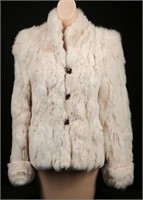 Genuine Rabbit Fur Coat- Korean Made- Small