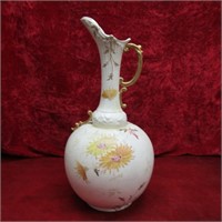 Antique Ewer Hand Painted