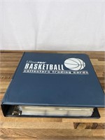 Binder of Basketball Cards