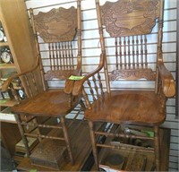 Pair of Wooden Chairs