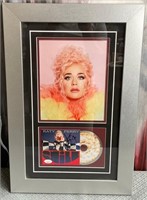 11 - KATY PERRY SIGNED PLAQUE W/ COA