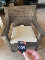 Wicker Chair 35"H