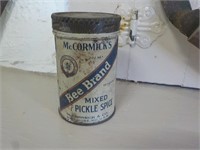 Vintage McCormick's pickle spice 4"