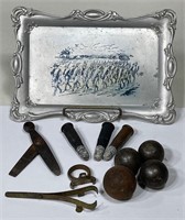 Old Military Shells & Tray