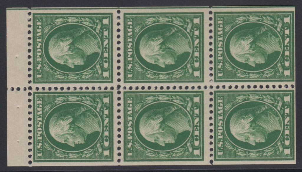 US Stamps #405b Mint NH trivial natural perf