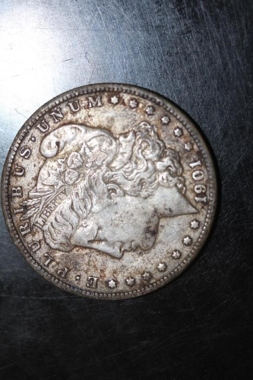 Rare 1901-O Morgan Silver Dollar