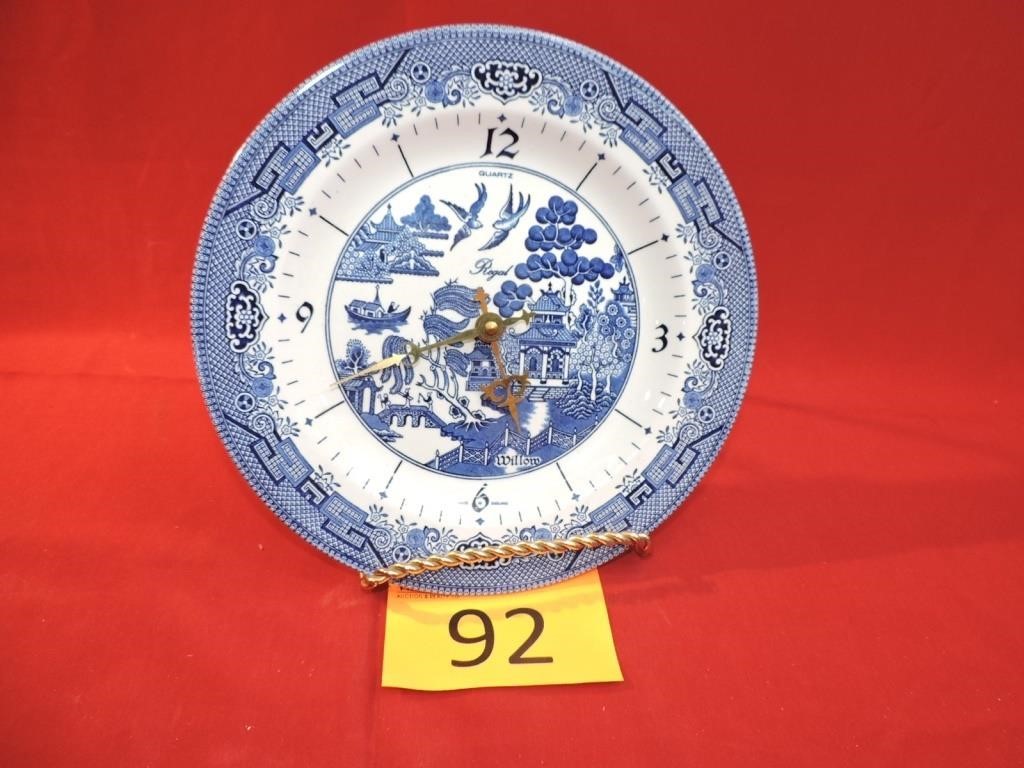 Vintage Churchill Plate Clock
