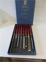 Record wood turning chisel set