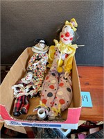 Clowns dolls lot