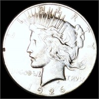 1926-S Silver Peace Dollar LIGHTLY CIRCULATED