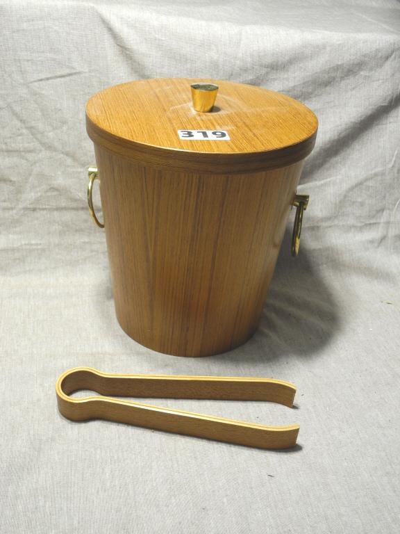 MCM Teak Ice Bucket