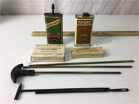 Mixed lot,  Vintage Remington Gun Oil Can,