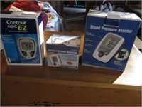 BP monitors and glucose monitor