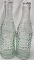 Pair of vintage soda water Tallassee bottles