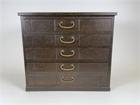 4 Drawer table top cabinet