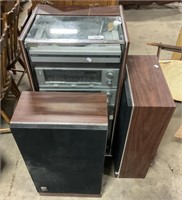 Stereo Cabinet W/ Speakers.