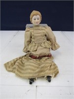 Vintage Porcelain Face Doll