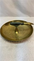 Brass nutcracker bowl