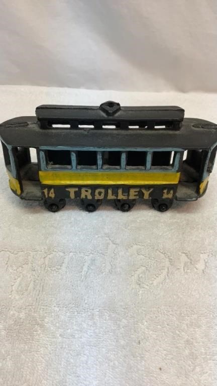 Cast-iron trolley car