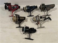 (6) Open Face Spinning Reels
