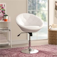 Ruelle 27.5'' Wide Tufted Swivel Barrel Chair