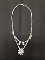 Jay Flex Sterling Rhinestone Necklace