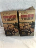 Vintage walkie talkies in original boxes