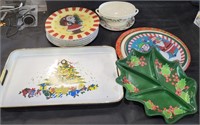 Christmas Trays, Plates & More