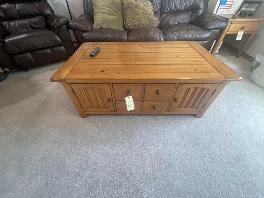 Coffee Table 52"L x 30"W x 19"H