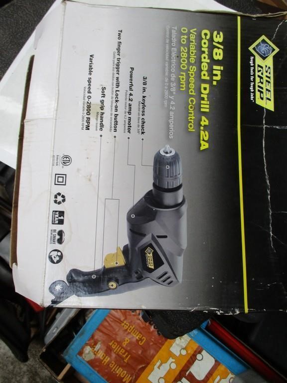 New in Box Corded Drill