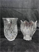 Gorham Crystal Vases (2)