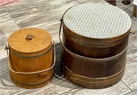 2 WOODEN CONTAINERS*