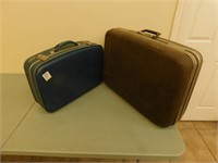 2 vintage suit cases