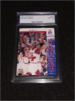 Michael Jordan 1993 Upper Deck GEM MT 10 Highlight