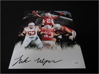 LUKE WYPLER SIGNED 8X10 PHOTO BUCKEYES JSA