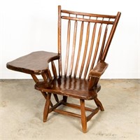 Lodge Style Oversize Writing Chair