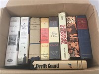 Lot of military related books.