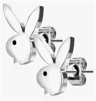 Forbidden Body Jewelry Playboy bunny earrings