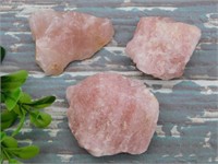 ROSE QUARTZ ROCK STONE LAPIDARY SPECIMEN