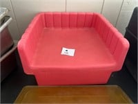 smaller red toddler seat