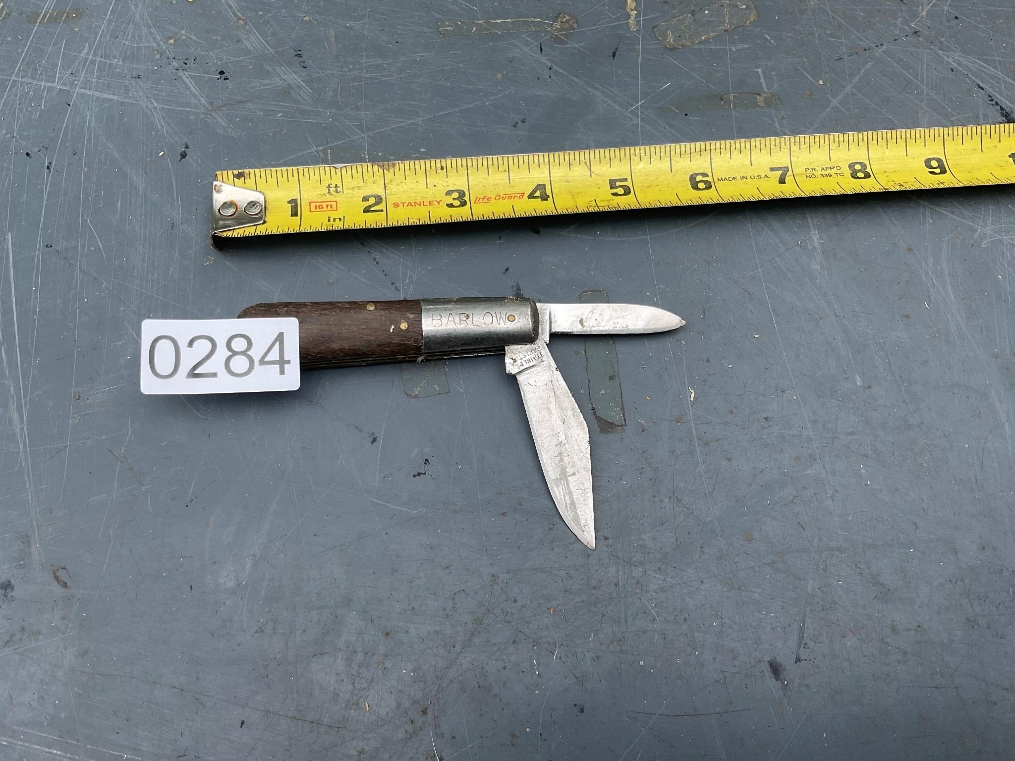 Barlow 2 blade pocket knife