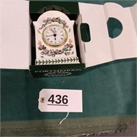 Portmeirion Mantle Clock - 6.25 inches high