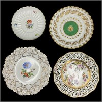 MEISSEN Hand Painted Porcelain Plates