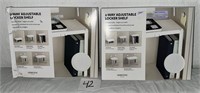 Locker Adjustable Shelf Plastic White - U Brands