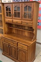 Solid Walnut Hutch Cupboard