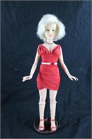 Vintage 1983 Marilyn Monroe Doll on Stand