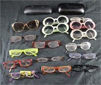 Sun Glasses & Reading Glasses w/ Cases Collection
