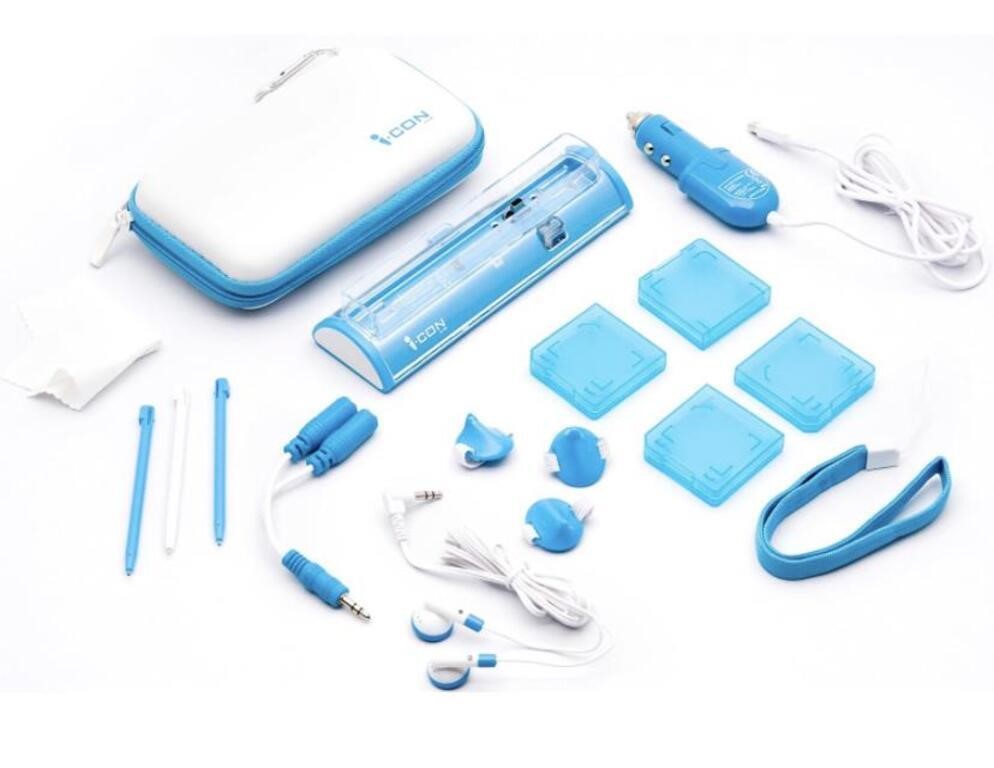 I-CON DSI 22-IN-1 DELUXE STARTER KIT BLUE/WHITE