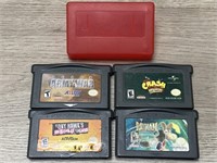 (4) Gameboy Advanced Games - Crash; Rayman; Army