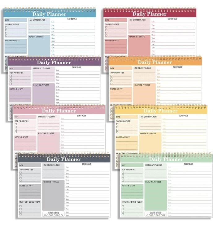 (new)8 Pack To Do List Notepad Weekly Daily